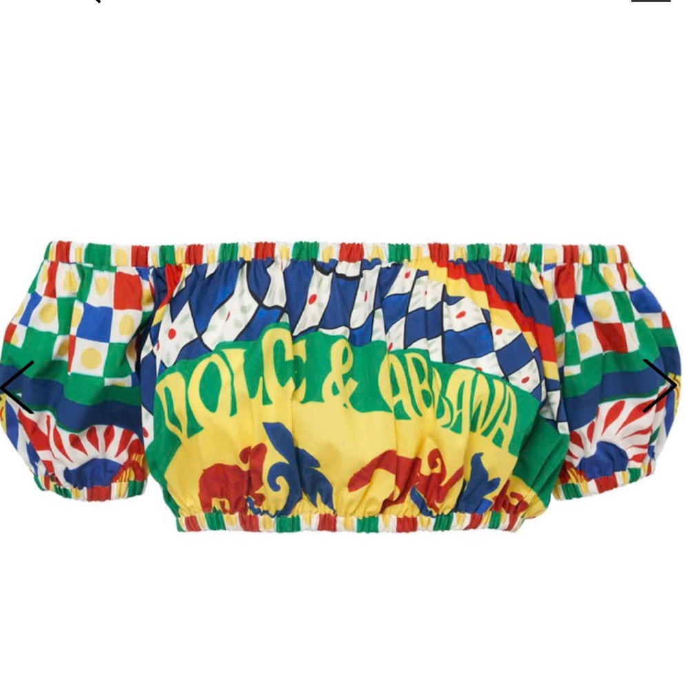 Dolce & Gabbana Red and Blue Bermudas Vibrant Graphic Design - Picture 2 of 11